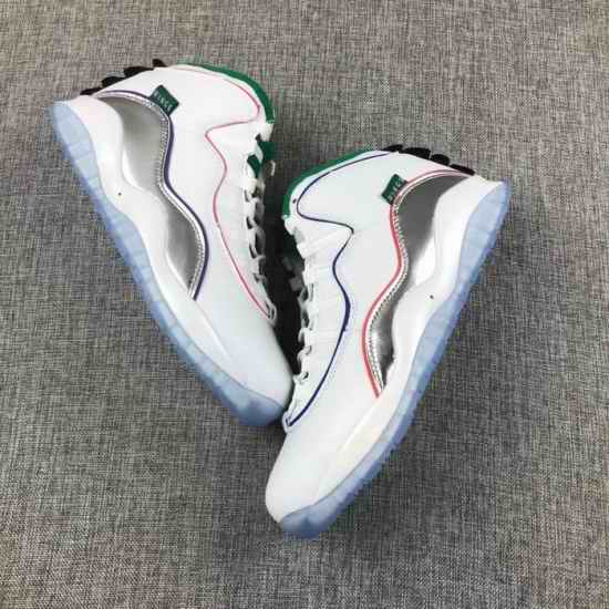 Nike Air Jordan 10 Chicago All Star Rainbow Men Shoes
